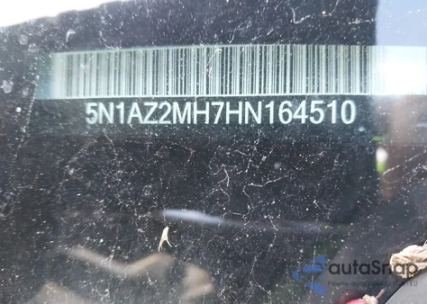 2017 Nissan Murano Sv from USA, damaged, VIN 5N1AZ2MH7HN164510